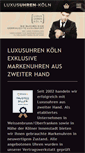 Mobile Screenshot of luxusuhren-koeln.de